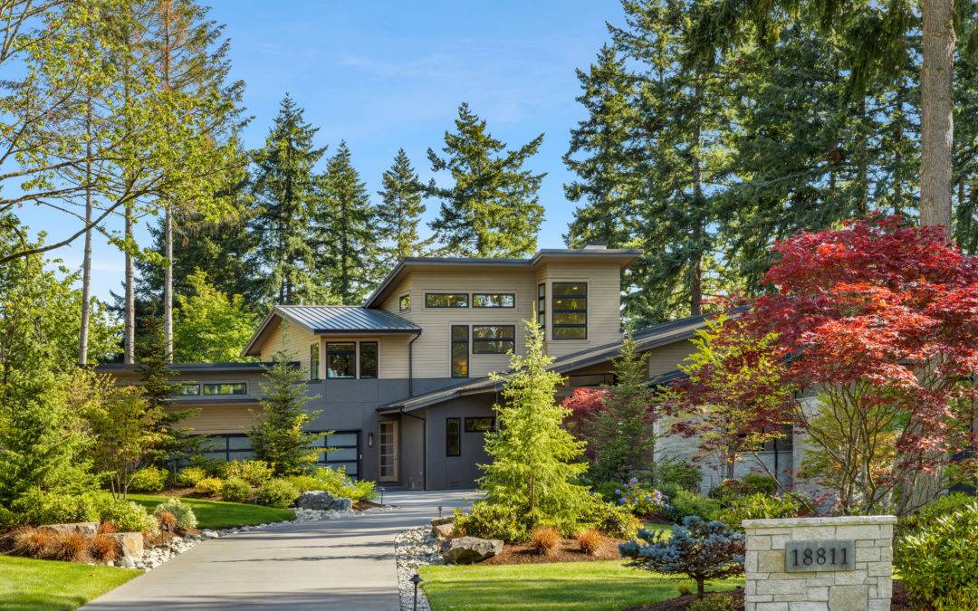 Stunning Estate Living in Sammamish with Lake Views and Dock Access